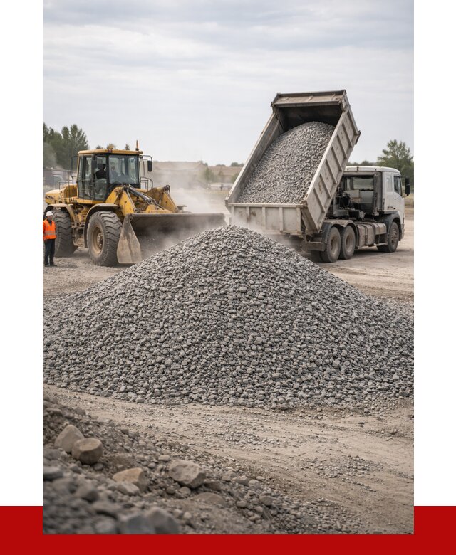 Купить щебень с доставкой в Лысьве от 2564 руб. | ПРОНЕРУДЛсь
