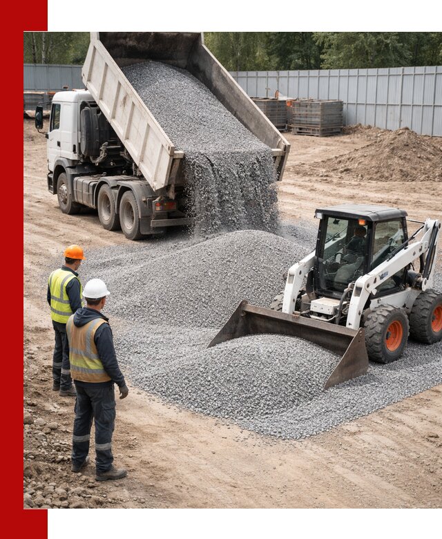 Доставка и продажа гранитного щебня фракции 0-5 в Лысьве