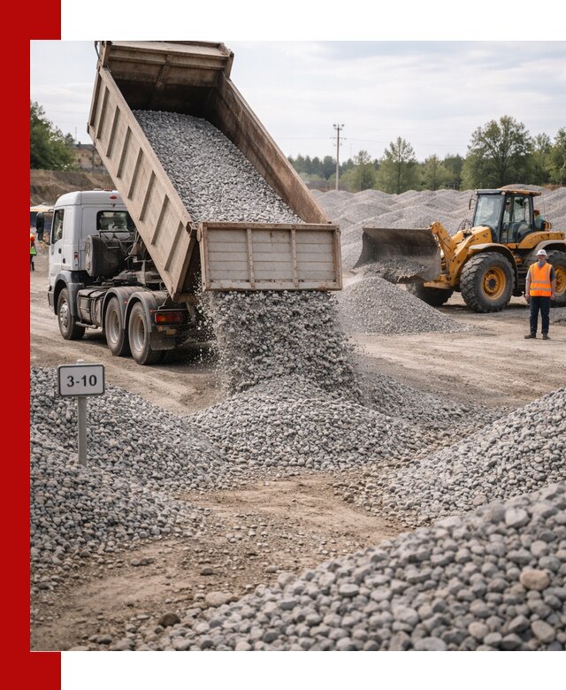 Гранитный щебень фракции 3–10: доставка и продажа в Лысьве
