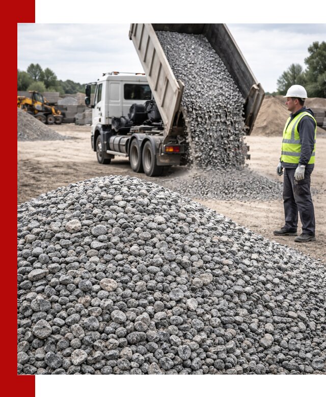 Доставка и продажа гранитного щебня фракции 5-20 в Лысьве