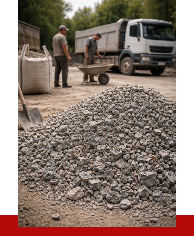 Гранитный щебень фракция 20-40 в Лысьве от 3282 руб. ПРОНЕРУДЛсь