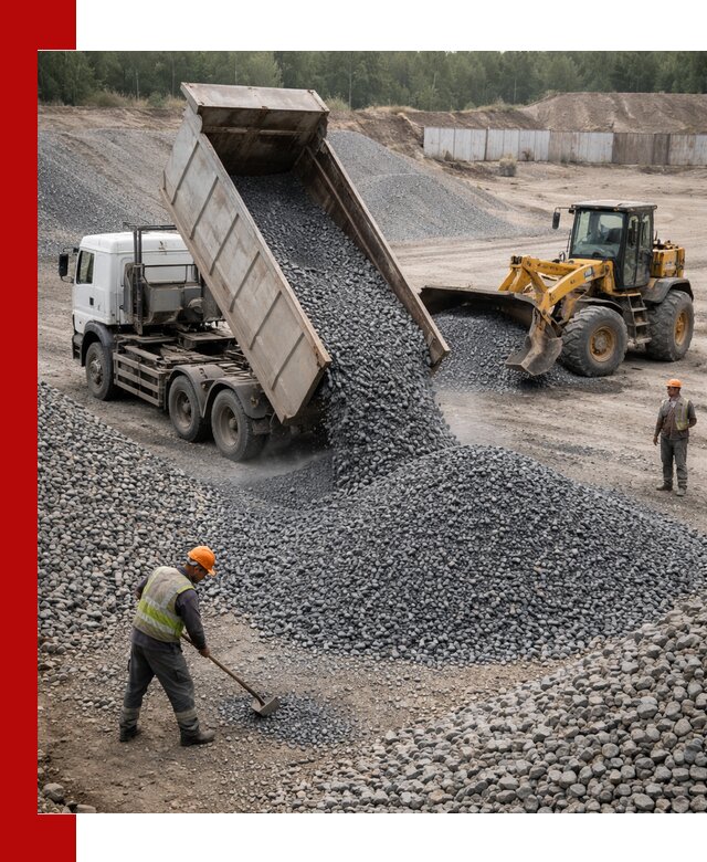 Щебень габбро-диабаз фр. 5-20 с доставкой в Лысьве