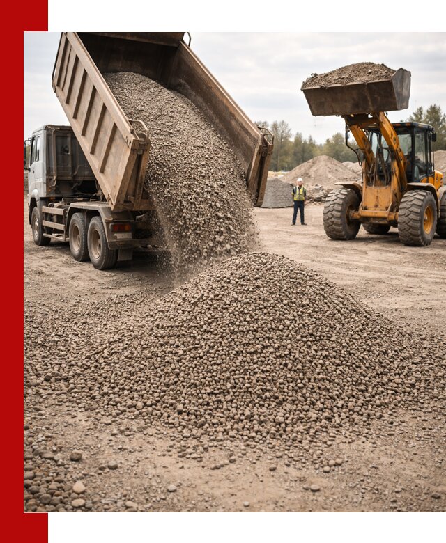 Гравийный щебень фракция 3–10 с доставкой в Лысьве
