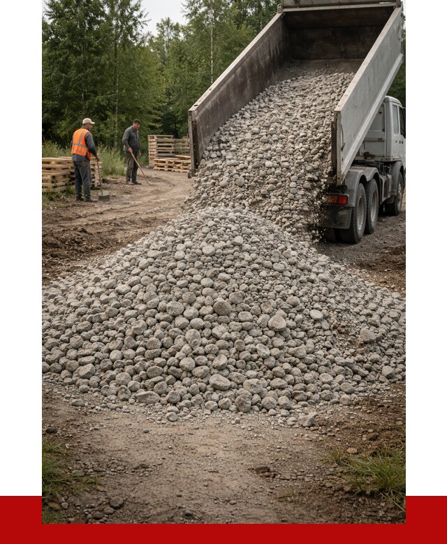 гравийный щебень фракция 70-120 в Лысьве от 2513 р. ПРОНЕРУДЛсь