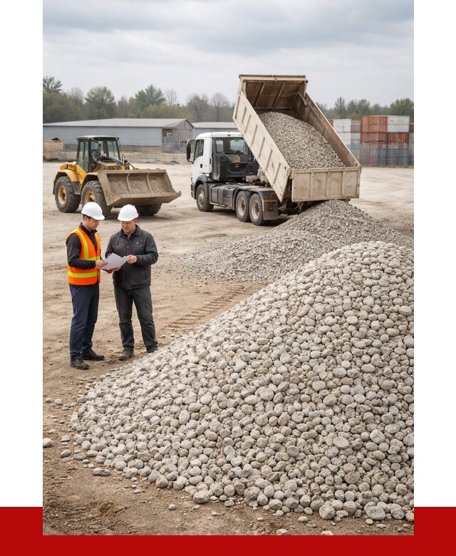 Известняковый щебень в Лысьве от 1436 р. доставка | ПРОНЕРУДЛсь