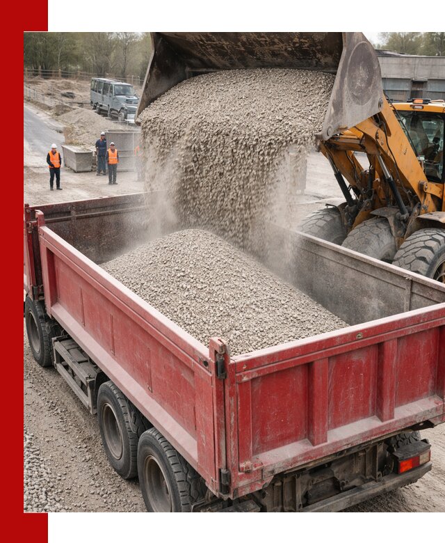 Купить известняковый щебень фракции 0-5 с доставкой в Лысьве