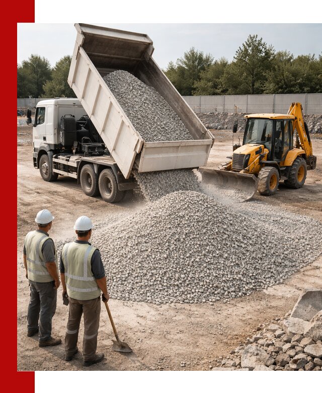 Купить известняковый щебень фракции 5–10 мм с доставкой в Лысьве