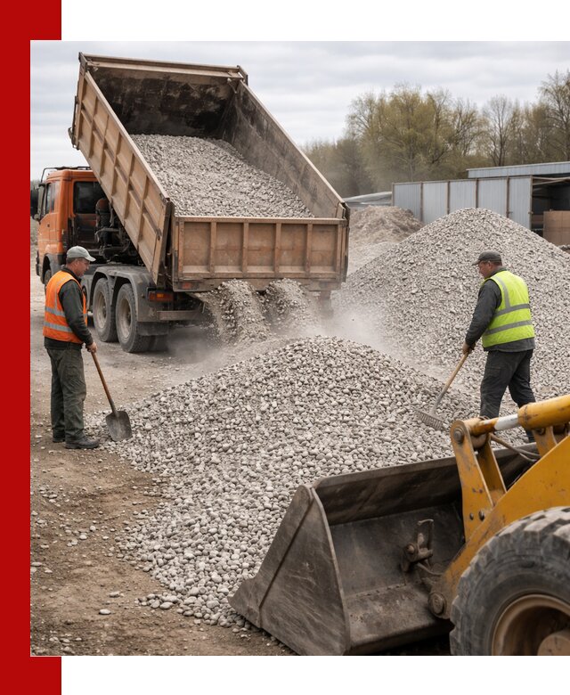 Доломитовый щебень фракции 5-20 с доставкой в Лысьве
