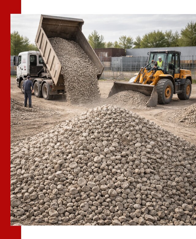 Доломитовый щебень фракции 20–41 с доставкой в Лысьве