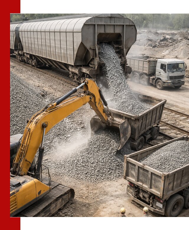 Доставка железнодорожного щебня в Лысьве крупными партиями быстрого отгруза