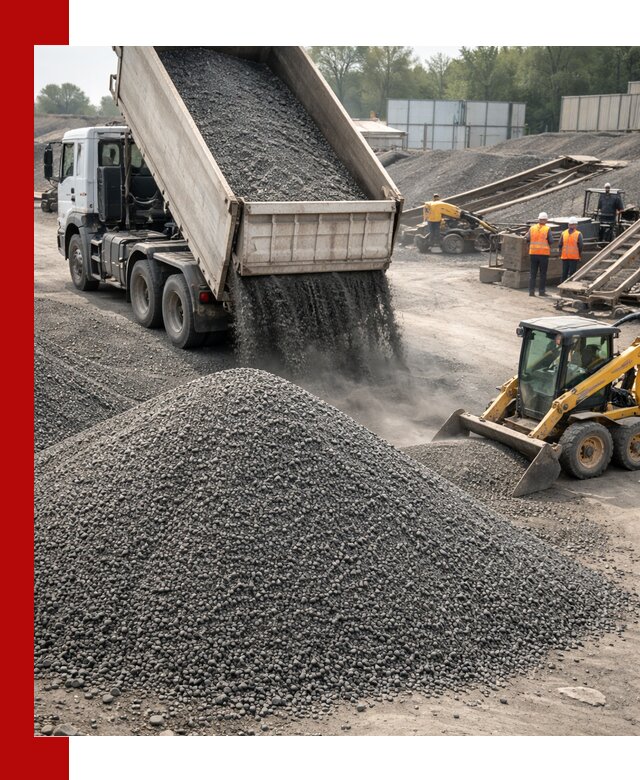 Вторичный щебень фракция 0–5 с доставкой в Лысьве