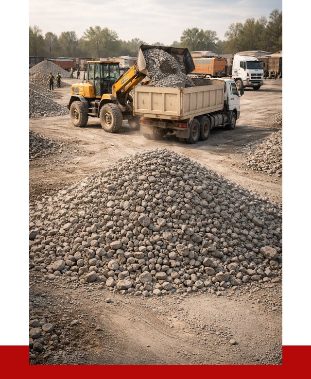 Вторичный щебень фракция 40-70 в Лысьве от 1785 р, ПРОНЕРУДЛсь