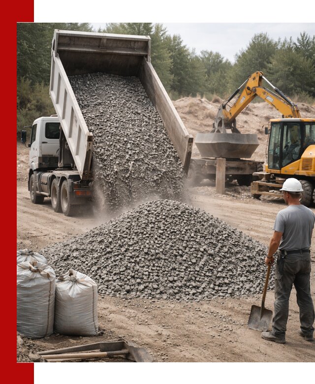 Доставка и продажа бетонного щебня в Лысьве