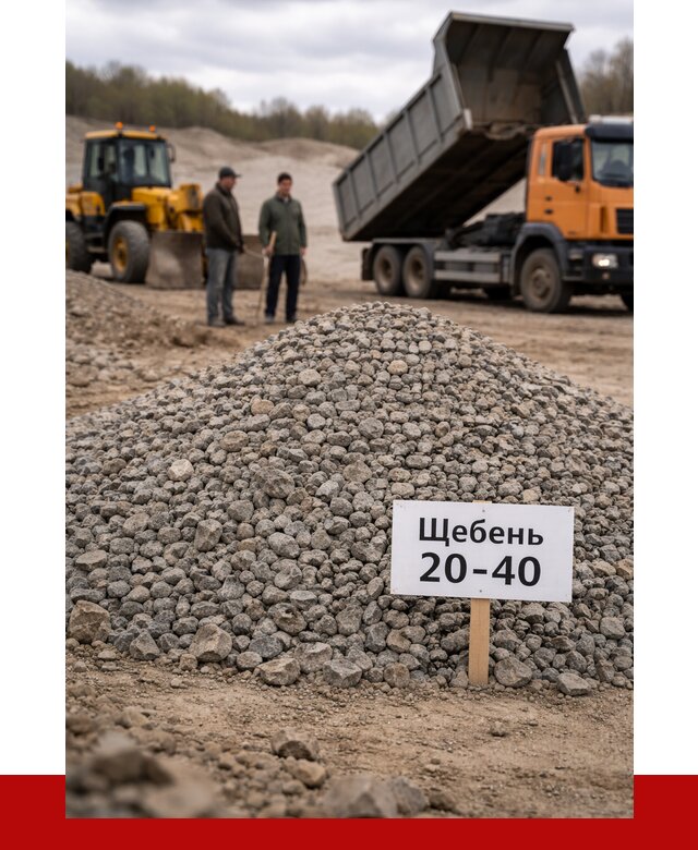 Бетонный щебень фракция 20-40 в Лысьве от 2513 р. | ПРОНЕРУДЛсь