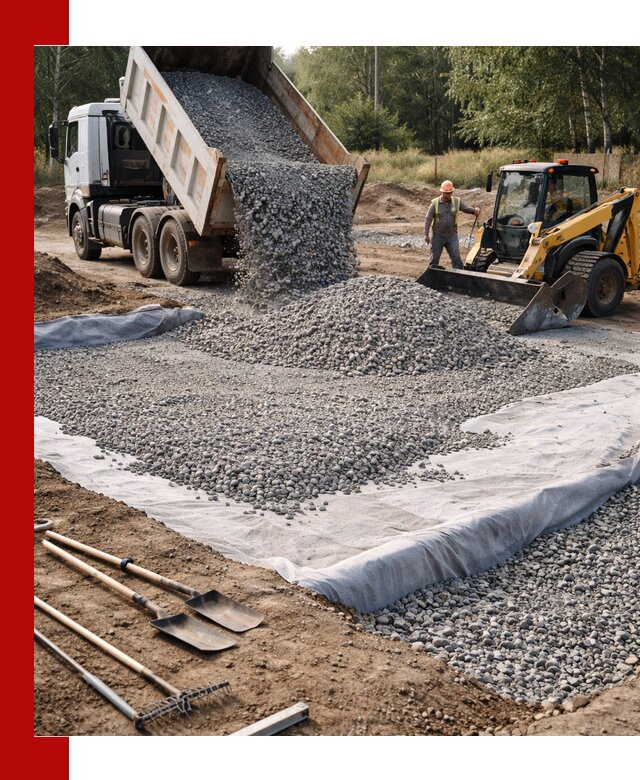 Щебень для фундамента с доставкой в Лысьве