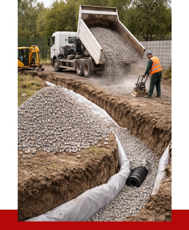 Щебень для дренажа в Лысьве от 1898 р., ПРОНЕРУДЛсь доставка