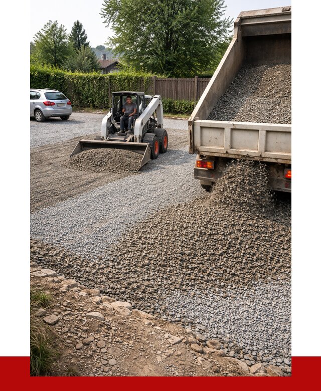 Щебень для парковки в Лысьве с доставкой от 1231 р.| ПРОНЕРУДЛсь