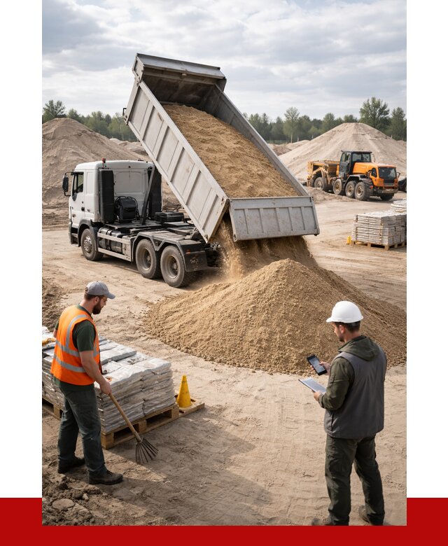 Карьерный песок с доставкой в Лысьве от 3693 р. ПРОНЕРУДЛсь