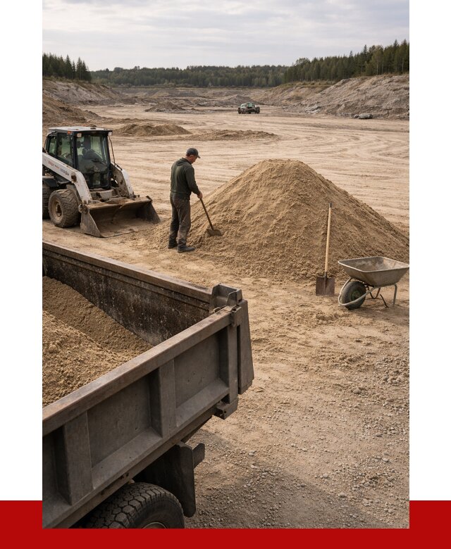 Карьерный песок среднезернистый в Лысьве, от 2257 р. ПРОНЕРУДЛсь