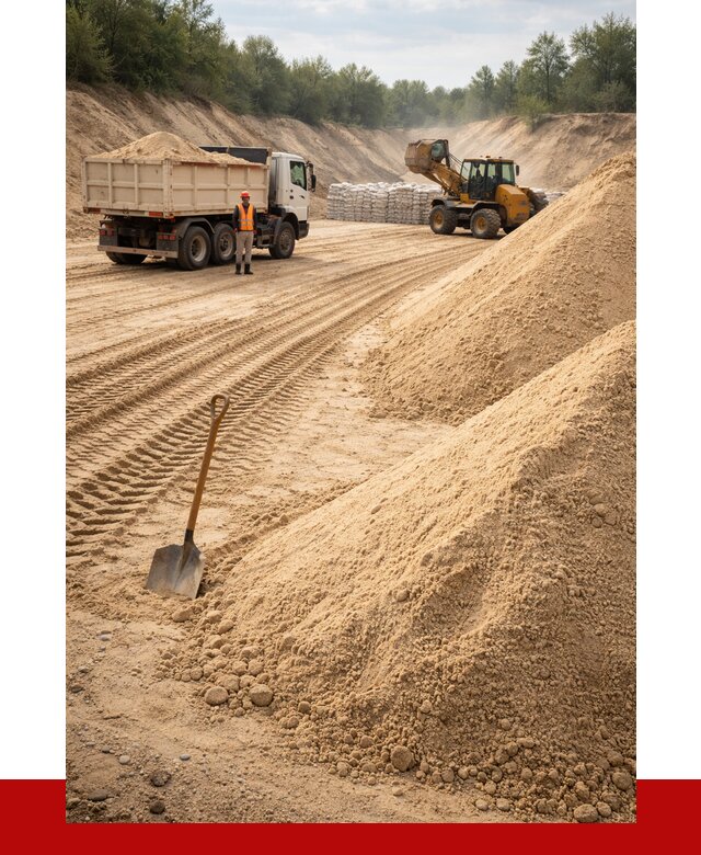 Карьерный песок мелкозернистый в Лысьве от 9231 р. | ПРОНЕРУДЛсь