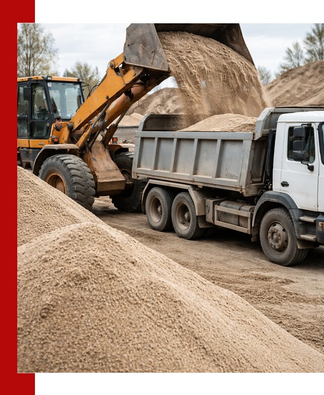 Доставка сеяного песка в Лысьве оптом и в розницу