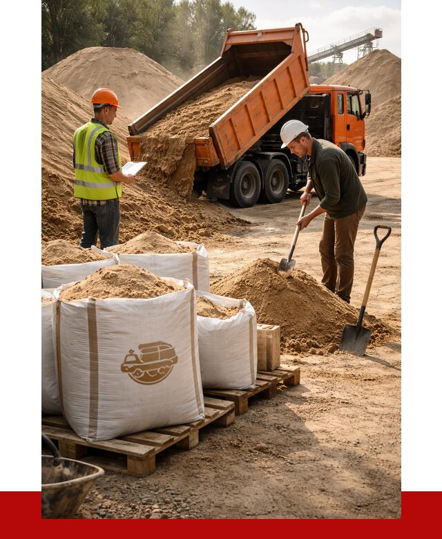 Строительный песок в Лысьве от 2257 р. с доставкой, ПРОНЕРУДЛсь