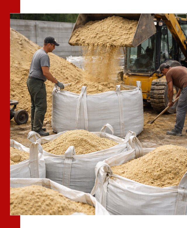 Поставка качественного песка для кладки в Лысьве