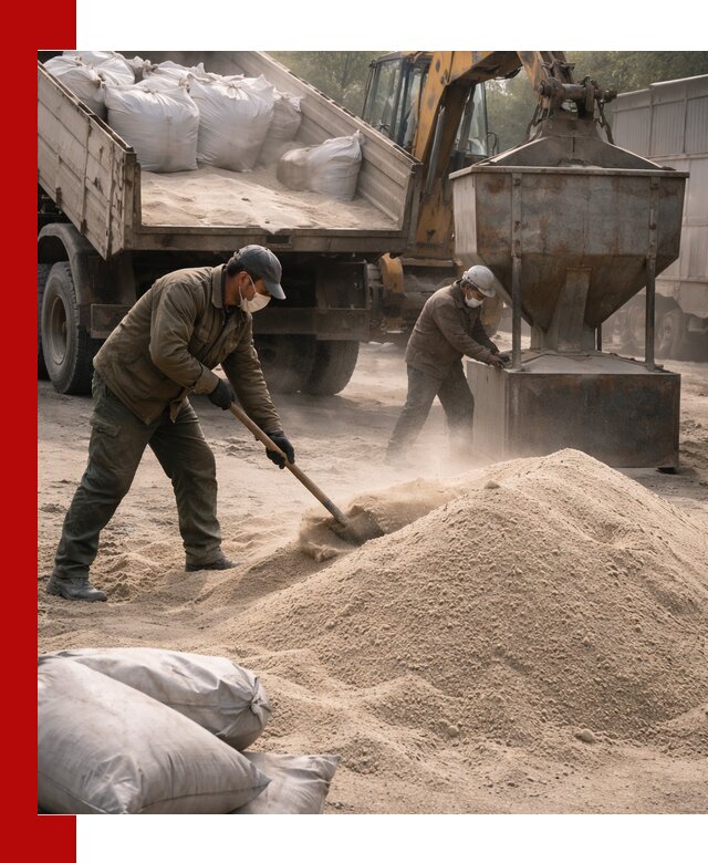 Кварцевый песок для пескоструя в Лысьве — доставка и качество