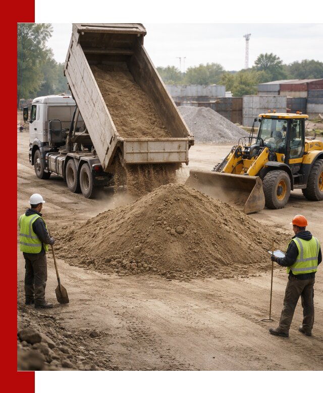 Доставка и продажа пескогрунта оптом и в розницу в Лысьве