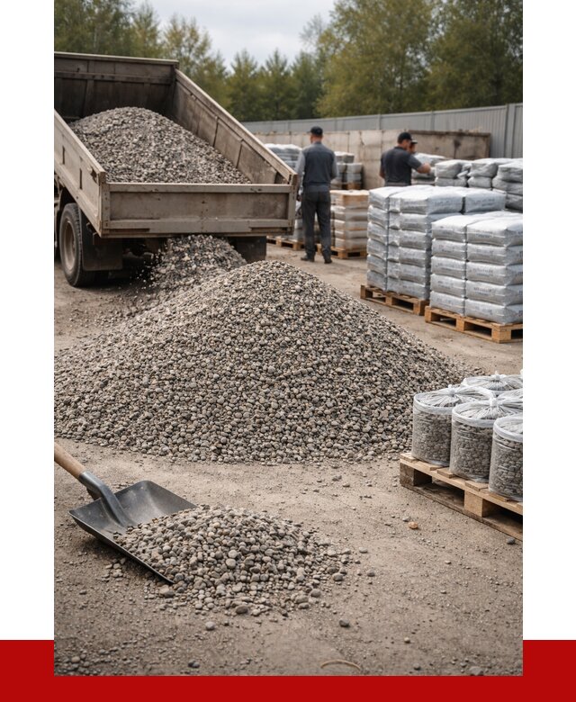 Гравий фракция 5-20 в Лысьве купить от 2359 р. ПРОНЕРУДЛсь