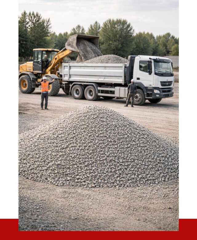 Купить мытый гравий в Лысьве от 3590 р, доставка ПРОНЕРУДЛсь