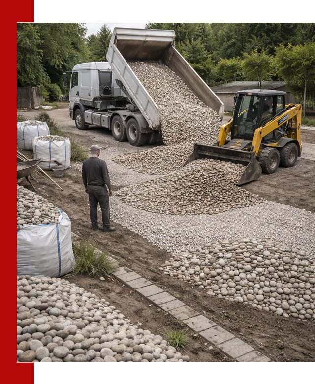 Доставка морской гальки оптом и в розницу в Лысьве