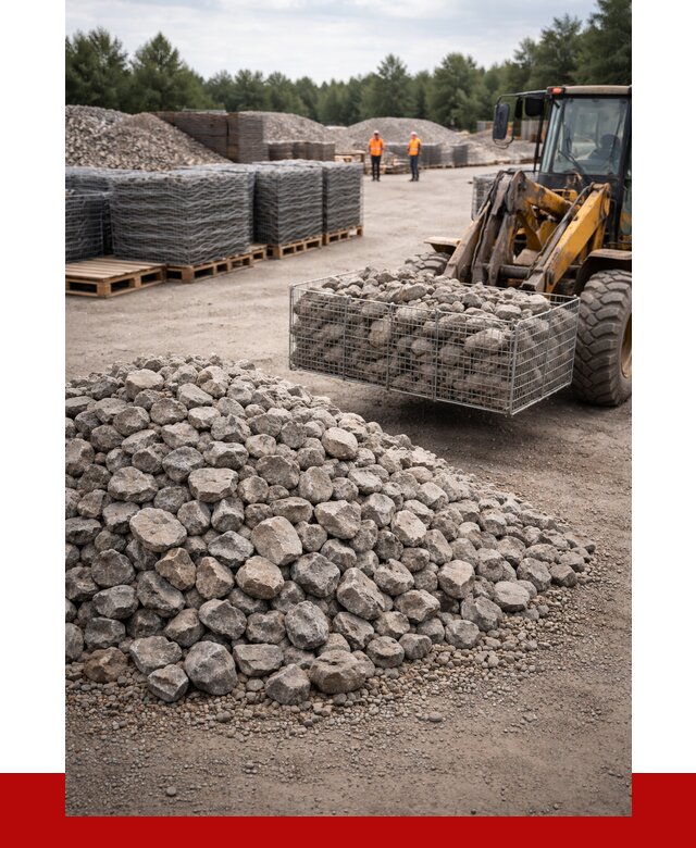 Камень для габионов фракция 70-150 в Лысьве от 4308 р. | ПРОНЕРУДЛсь