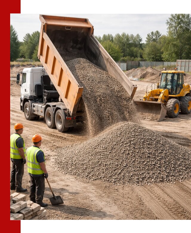 Доставка щебёночно-песчаной смеси ЩПС С7 в Лысьве