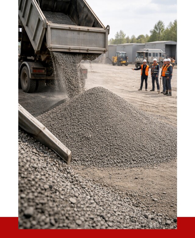 Гравийный отсев 0-5 в Лысьве от 1231 р. с доставкой | ПРОНЕРУДЛсь