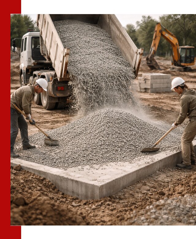 Доставка и продажа отсева для бетона в Лысьве