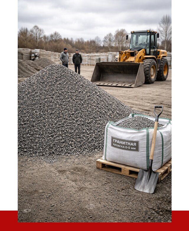 Купить гранитную крошку в Лысьве от 4923 р. с доставкой | ПРОНЕРУДЛсь