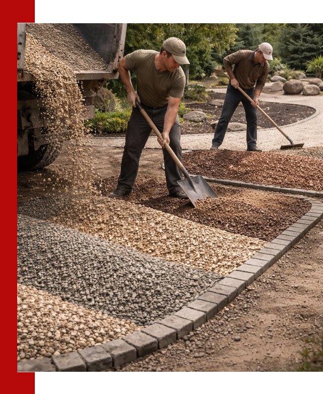 Декоративная крошка для ландшафта в Лысьве — продажа и доставка