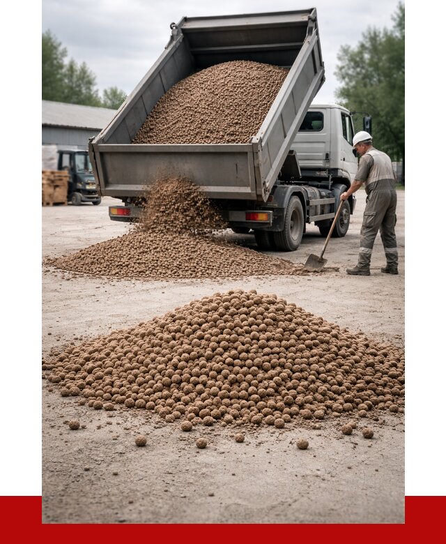 Керамзит с доставкой в Лысьве от 4308 р. за м3 | ПРОНЕРУДЛсь