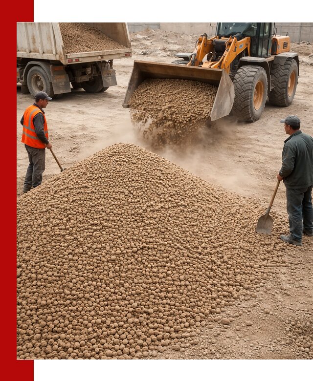 Керамзит фракция 10-20 с доставкой в Лысьве