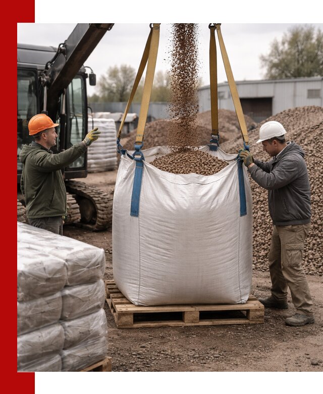 Керамзит в биг-бегах с доставкой в Лысьве