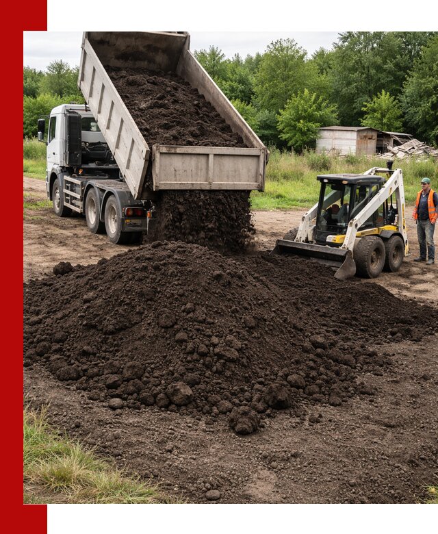 Поставка плодородной земли с доставкой самосвалом в Лысьве