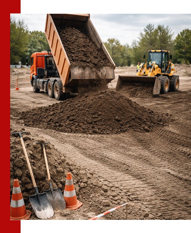 Поставка и доставка планировочного грунта в Лысьве