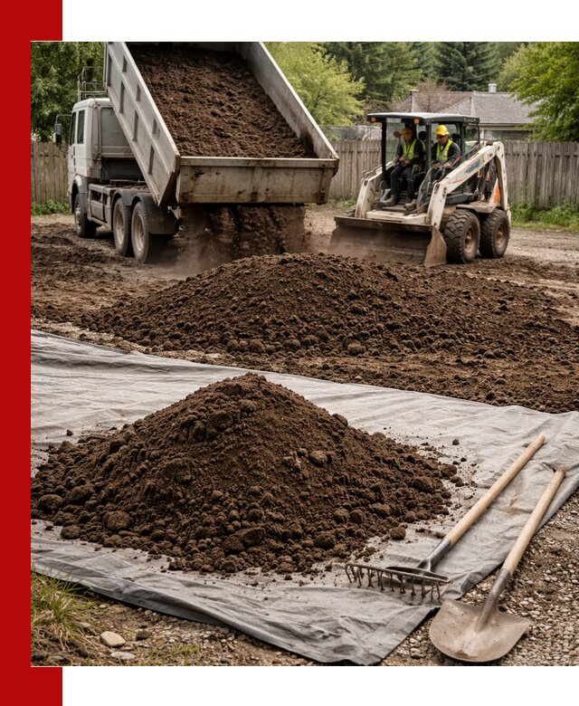 Грунт для отсыпки участка с доставкой в Лысьве