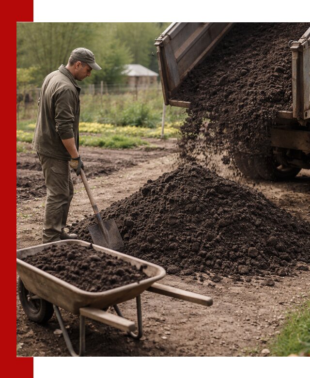 Доставка качественной земли для огорода в Лысьве