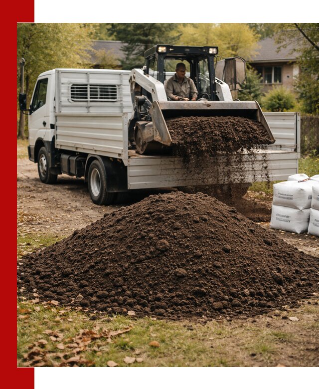 Доставка садовой земли в больших объёмах в Лысьве