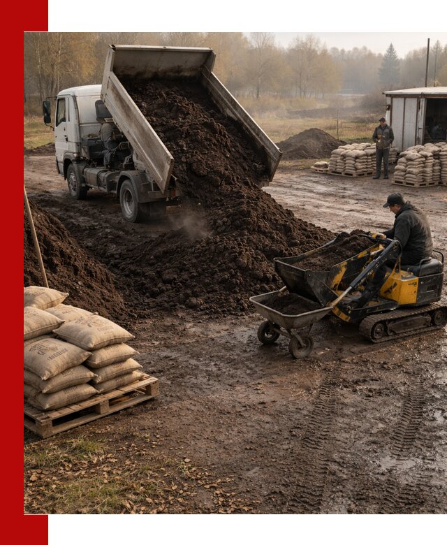 Кислый торф в доставке по выгодным ценам в Лысьве