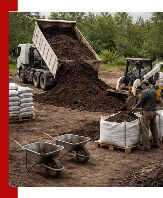 Доставка и продажа торфогрунта в Лысьве оптом и в розницу