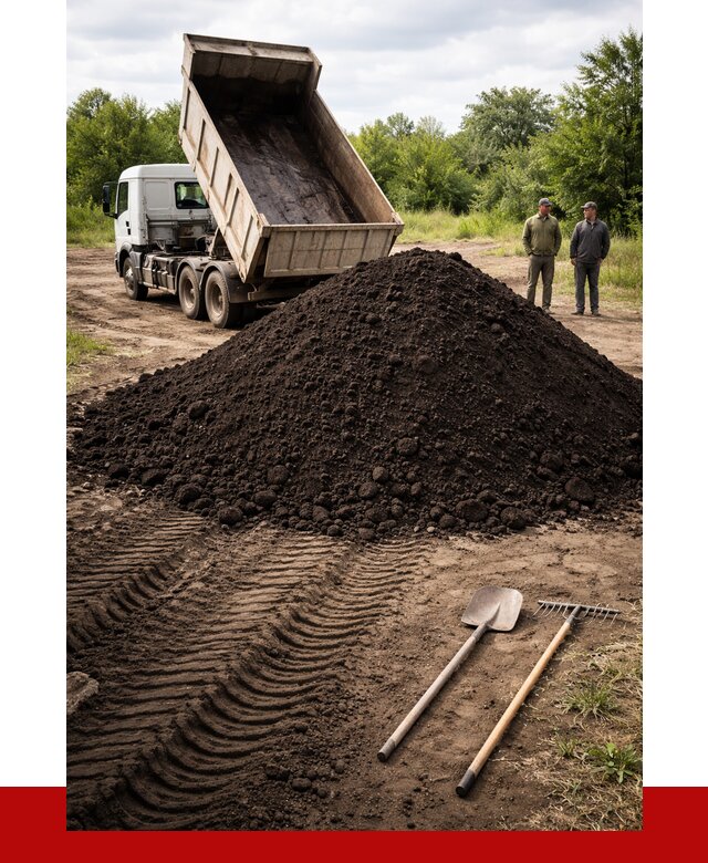 Купить чернозем навалом в Лысьве от 1231 р. за куб | ПРОНЕРУДЛсь