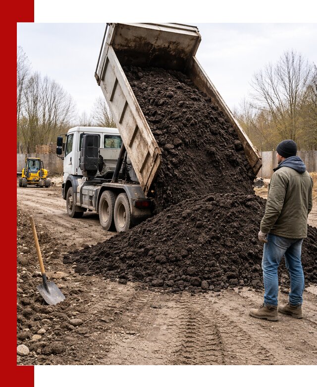 Доставка чернозема навалом в Лысьве быстро и выгодно